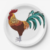ROOSTER PAPIEREN BORDJE (Voorkant)