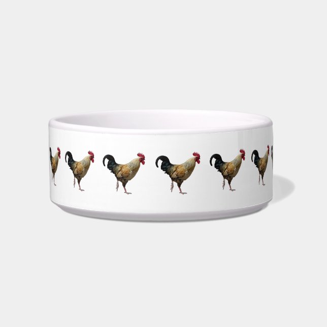 Rooster Pet Bowl Voerbakje (Voorkant)
