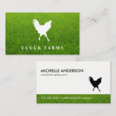 Rooster-pictogram Visitekaartje (Voorkant / Achterkant)