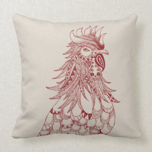 Rooster Pillow Kussen