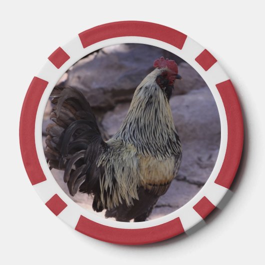 Rooster Poker Chips (Achterkant)
