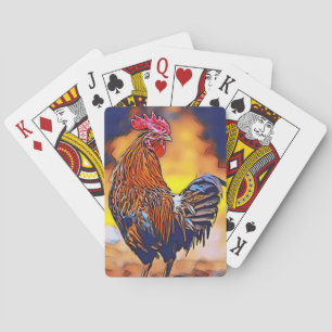 Rooster Pokerkaarten