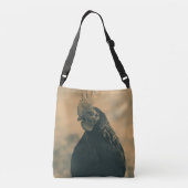 Rooster Portrait Crossbody Tas (Achterkant)