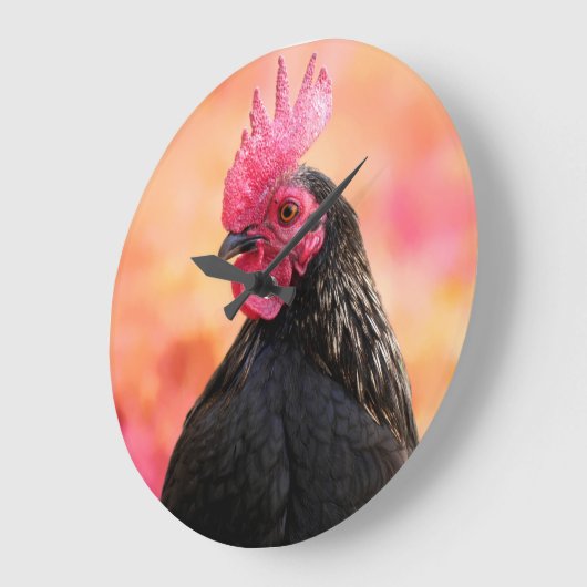 Rooster Portrait Grote Klok (Hoek)