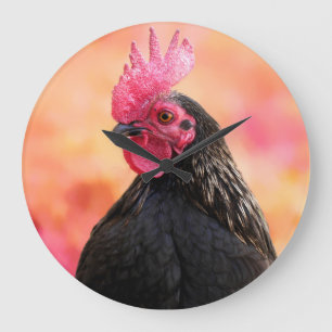 Rooster Portrait Grote Klok