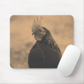 Rooster Portrait Muismat (Met muis)