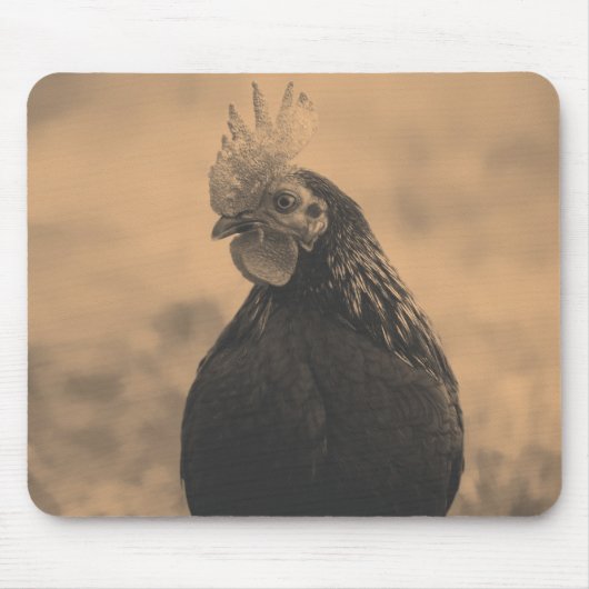 Rooster Portrait Muismat (Voorkant)