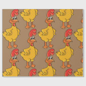 Rooster Pose Cadeaupapier (Vlak)