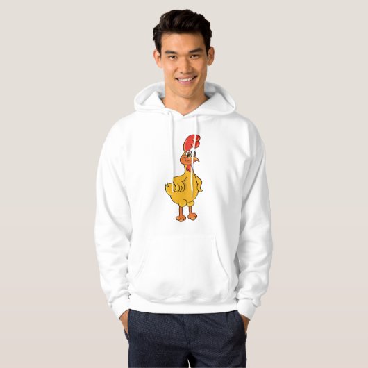 Rooster Pose Hoodie (Voorkant volledig)