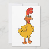 Rooster Pose Kaart (Voorkant)