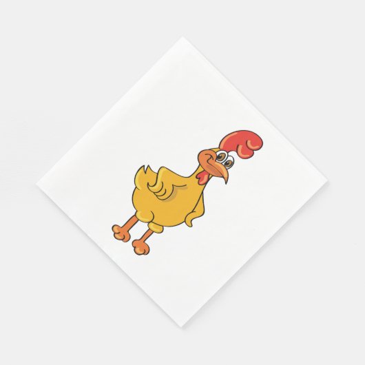Rooster Pose Servet (Hoek)
