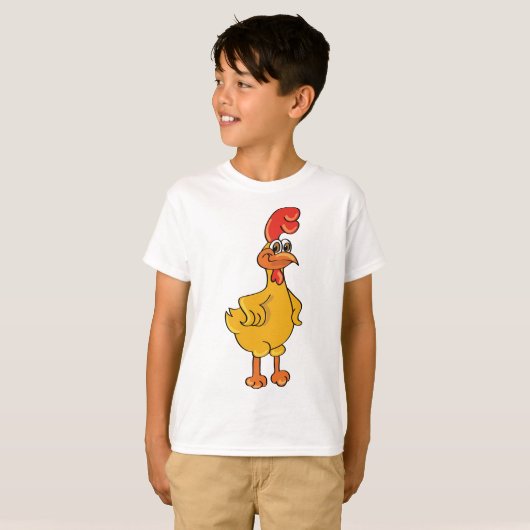 Rooster Pose T-shirt (Voorkant volledig)