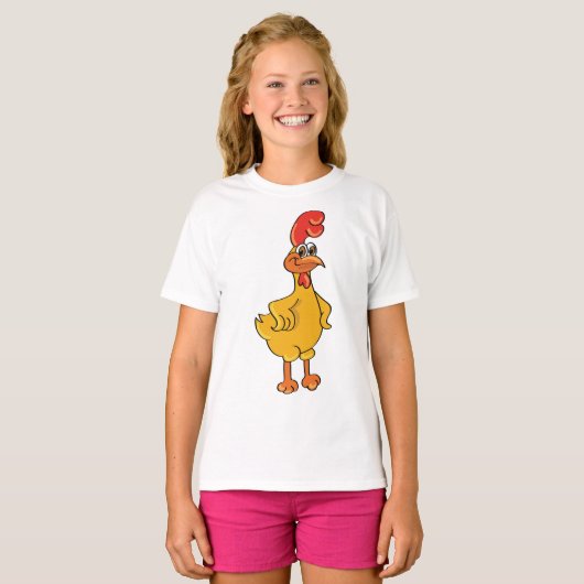 Rooster Pose T-shirt (Voorkant volledig)