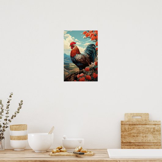 Rooster Poster (Keuken)