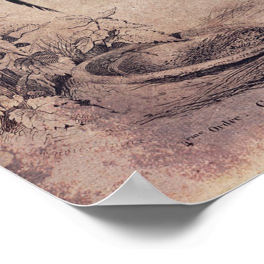 Rooster-Poster of losbladig papier Poster (Hoek)