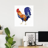 Rooster-Poster Poster (Thuiskantoor)