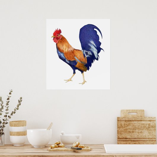 Rooster-Poster Poster (Keuken)