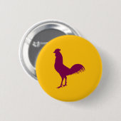 Rooster Pride Buttonnen Ronde Button 5,7 Cm (Voorkant /achterkant)