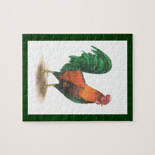 Rooster Puzzle Legpuzzel (Horizontaal)