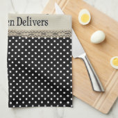"Rooster Quote" KITCHEN TOWEL Theedoek (Quarter Fold)