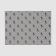 Rooster Reaper over rendierpapier