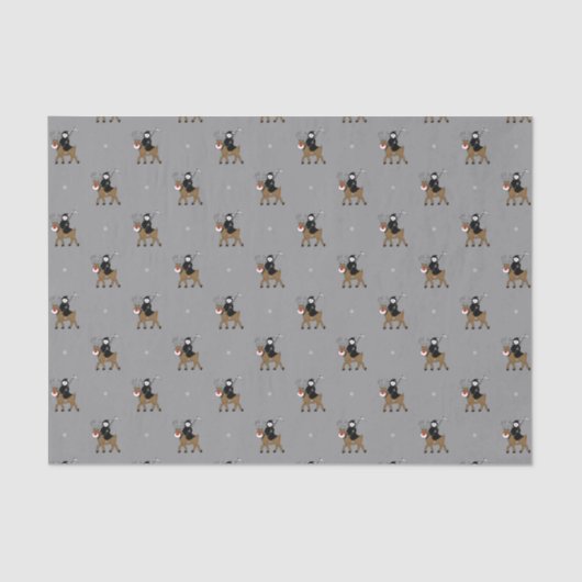 Rooster Reaper over rendierpapier Tissuepapier (Voorkant)