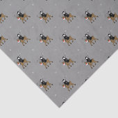 Rooster Reaper over rendierpapier Tissuepapier (Detail)