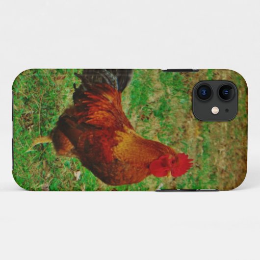 Rooster rechtsaf Case-Mate iPhone case (Achterkant (horizontaal))