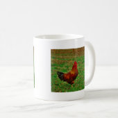 Rooster rechtsaf koffiemok (Voorkant rechts)