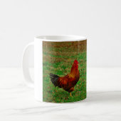 Rooster rechtsaf koffiemok (Voorkant links)