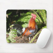 Rooster - Red Oerwoud Fowl Muismat (Met muis)