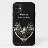 Rooster RevolutionWear: Defect the System Case-Mate iPhone Case (Achterkant)