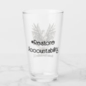 Rooster RevolutionWear: Defect the System Glas (Achterkant)