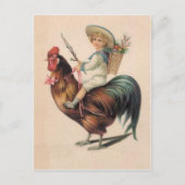 Rooster Ride Briefkaart (Voorkant)