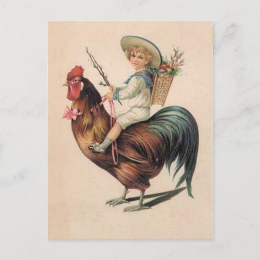  Rooster Ride Briefkaart (Voorkant)