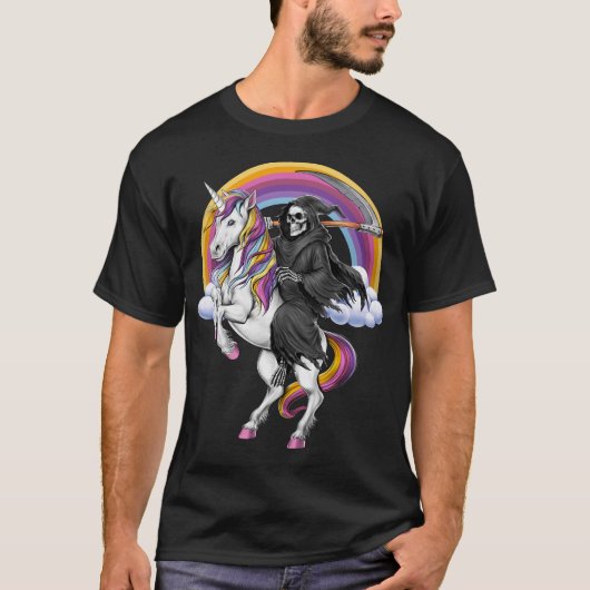 Rooster Riding Unicorn T-shirt (Voorkant)