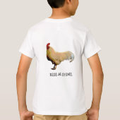 ROOSTER RISE-N-SHINE FOTO CHILDS UNISEX T-SHIRT (Achterkant)