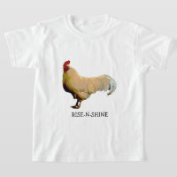 ROOSTER RISE-N-SHINE FOTO CHILDS UNISEX T-SHIRT