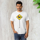 Rooster Road Sign T-shirt