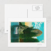 Rooster Rock op Columbia River Briefkaart (Voorkant / Achterkant)