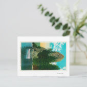 Rooster Rock op Columbia River Briefkaart (Staand voorkant)