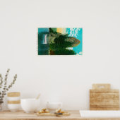 Rooster Rock op Columbia River Poster (Keuken)