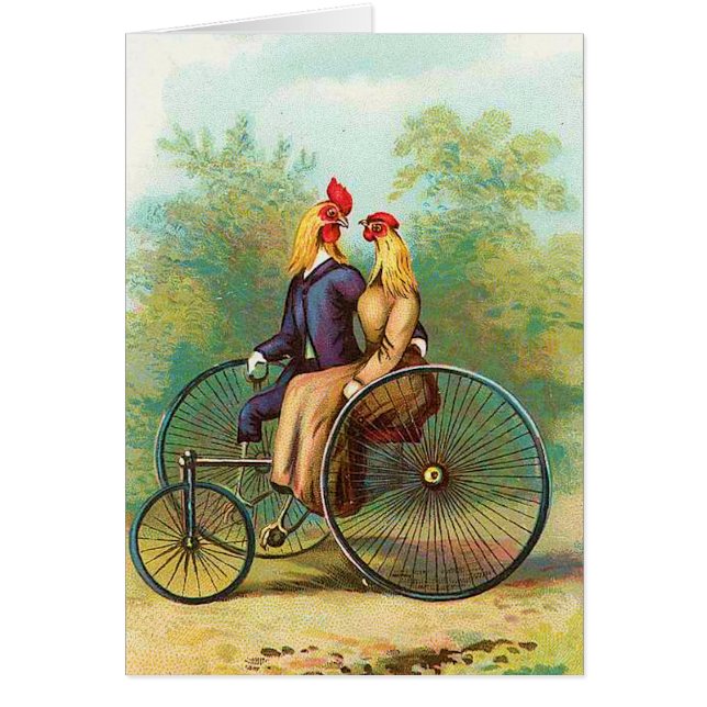 Rooster Romantic Bike Date (Voorkant)