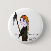 Rooster Ronde Button 5,7 Cm (Voorkant)