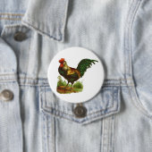 Rooster Ronde Button 7,6 Cm (In situ)