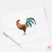 ROOSTER RONDE STICKER (Envelop)