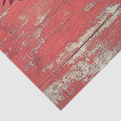 Rooster Rood Hout Schuur Wall Decoupage Tissuepapier