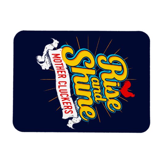 Rooster Rooster Land Magneet (Horizontaal)