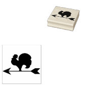Rooster Rubber Stamp Rubberstempel (Gestempeld)