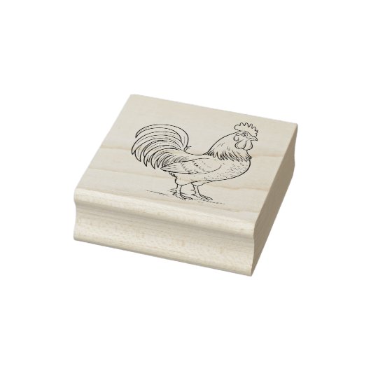 Rooster Rubberstempel (Stempel)